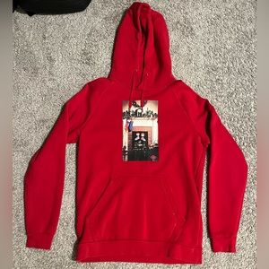 Michael Jordan Christmas Santa Jordan Hoodie Red
